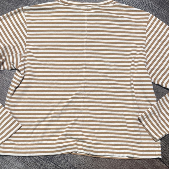 AYR Beige and White Striped Long Sleeve Top - Picture 11 of 11